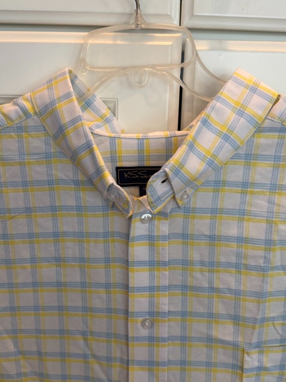 Two Shirts KS Signature Button Long Sleeve Shirts both Size 19 - 37/38